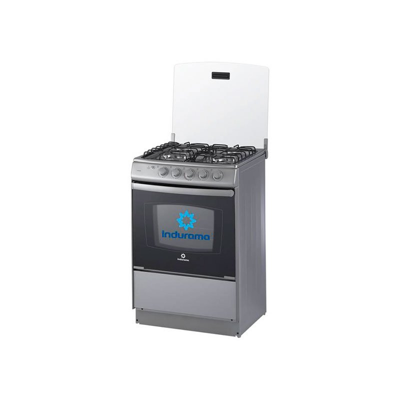 INDURAMA - COCINA A GAS CORUÑA PLUS GRIS 4 QUEMADORES