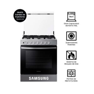 Cocina a Gas SAMSUNG 6 Quemadores NX52T3310PV