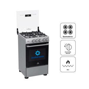 COCINA A GAS INDURAMA 4 HORNILLAS FONTANA
