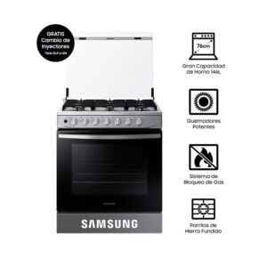 Cocina a Gas SAMSUNG 6 Quemadores NX52T3310PV