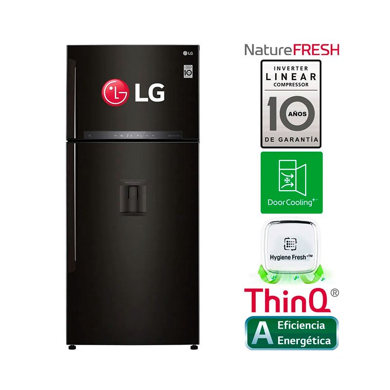Refrigeradora LG Top Freezer con dispensador 509L LT51SGD