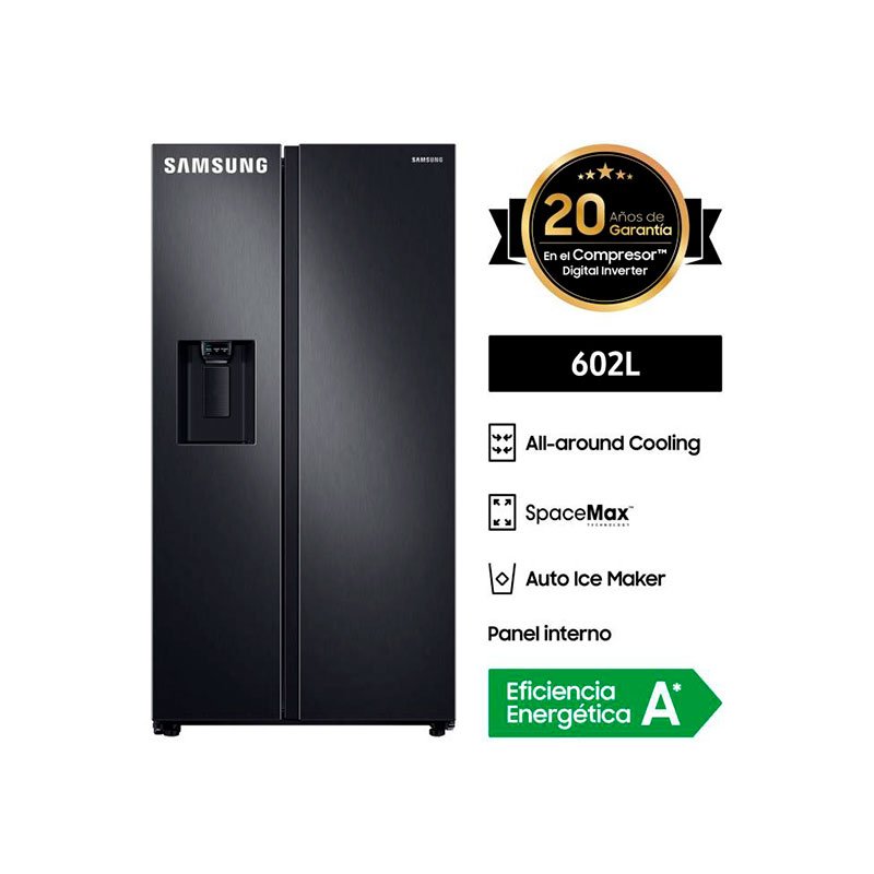 REFRIGERADORA SAMSUNG 602L RS60T5200B1 SIDE BY SIDE