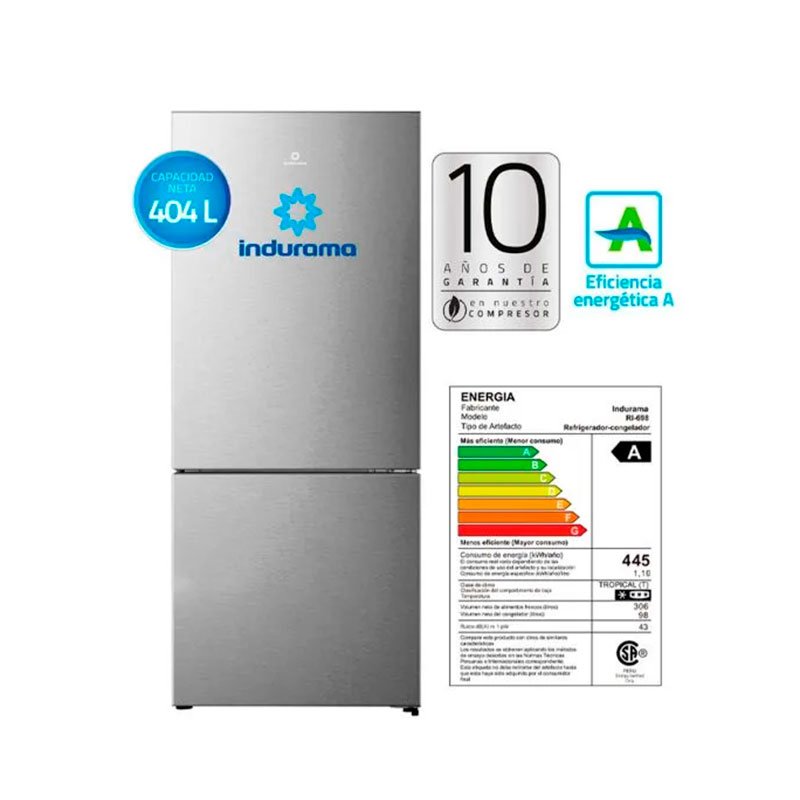 REFRIGERADORA INDURAMA 404LT RI-698N NO FROST
