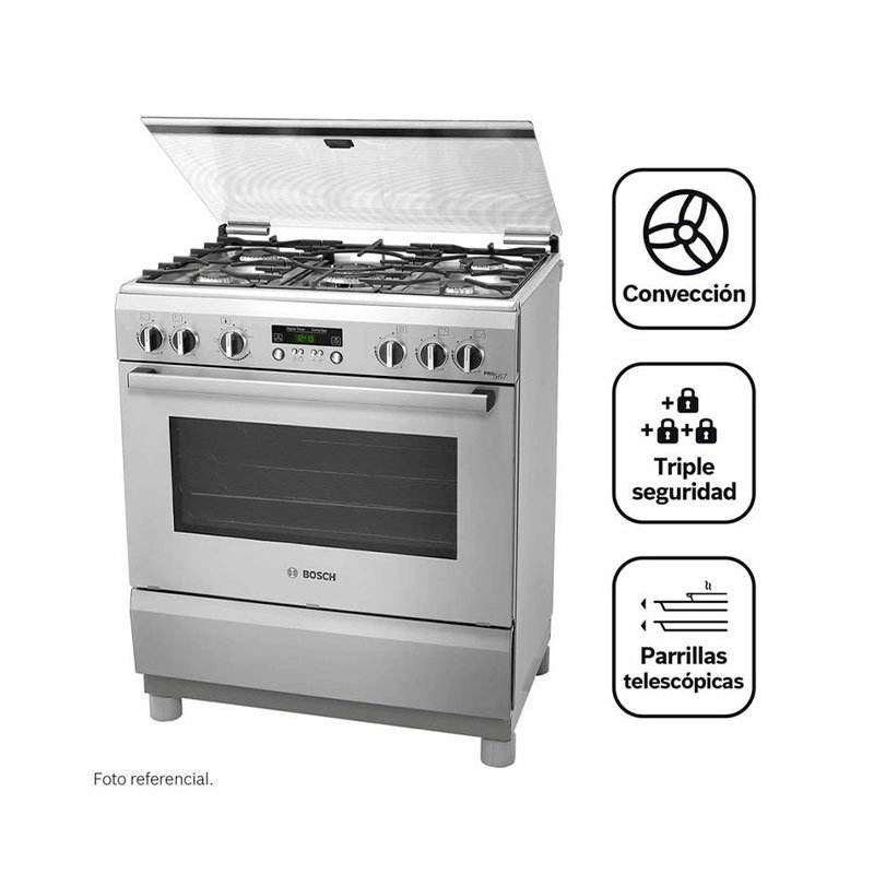 COCINA A GAS BOSCH 5 HORNILLAS PRO-567