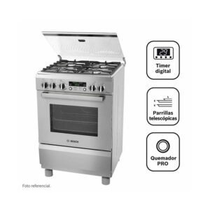 COCINA A GAS BOSCH AUTOMÁTICA 4 QUEMADORES PRO-465