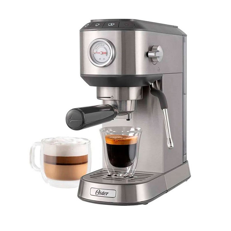 Cafetera Oster Espresso Compacta BVSTEM7200 Acero