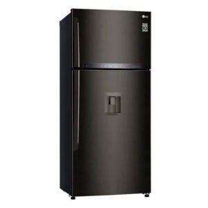 Refrigeradora LG Top Freezer GT51SGD 509L Negro Acero