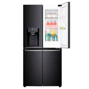 Refrigeradora LG 426L No Frost LM57SDT Negro Mate