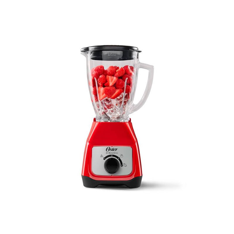 Licuadora Oster con vaso de vidrio y control de perilla BLSTKAGRRD