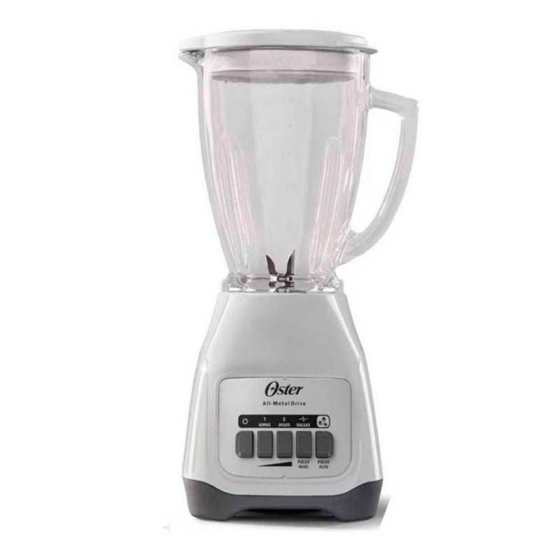 Licuadora Oster 2 velocidades más pulso y vaso de vidrio BLSTKAGWPB