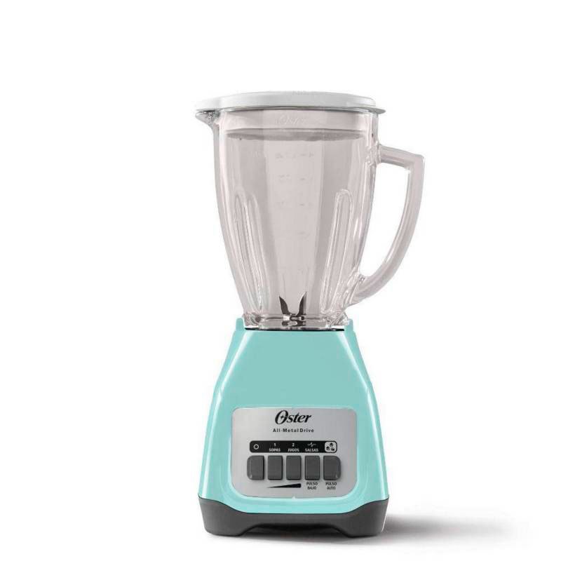 Licuadora Oster 2 velocidades más pulso y vaso de vidrio BLSTKAGVPB