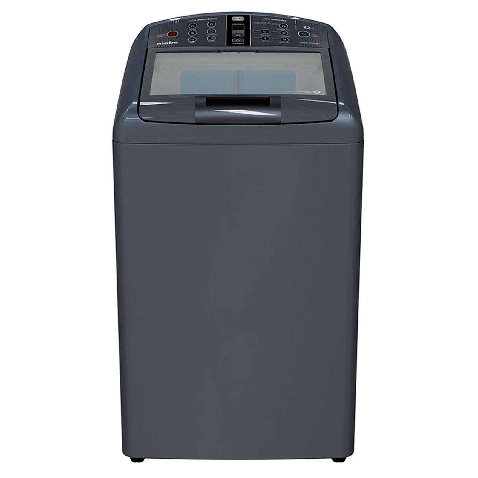 Lavadora automática de 22 kg diamond gray mabe