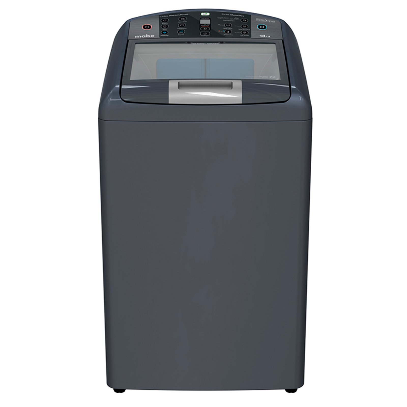 Lavadora automática de 18 kg diamond gray mabe
